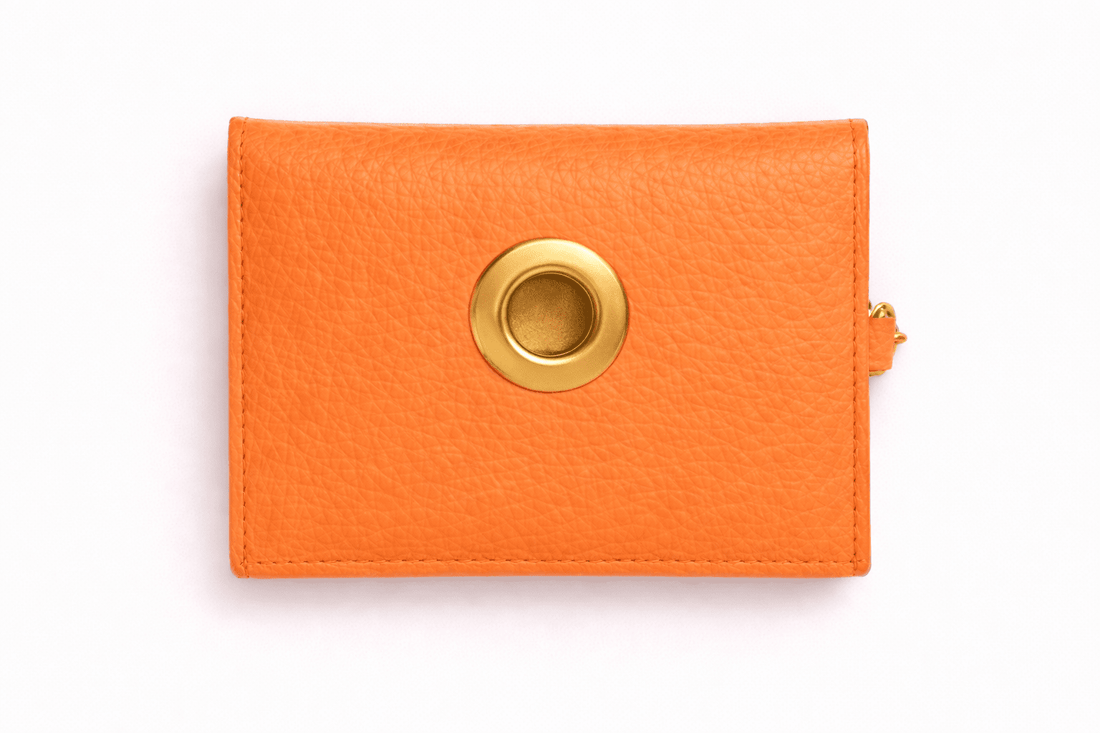 Pupet Couture - porta sacchetti in pelle aurora
