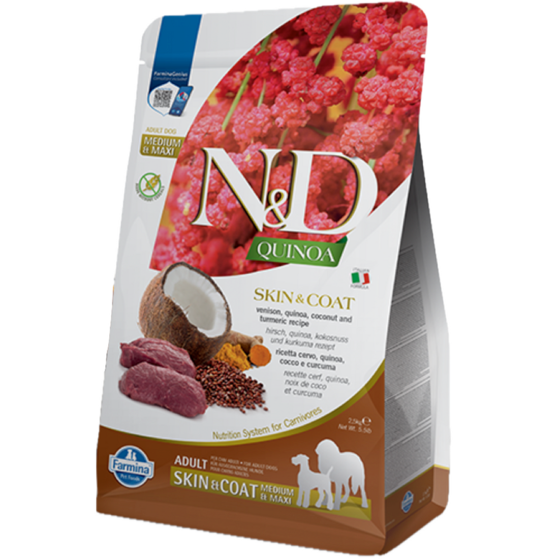 Farmina Dog N&D Quinoa Skin & Coat Cervo