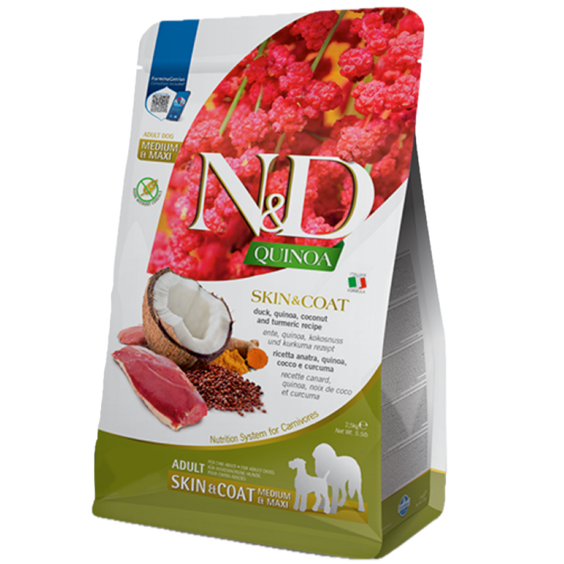 Farmina Dog N&D Quinoa Skin & Coat Anatra