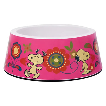 Ciotola Charlie Brown Pink Flower