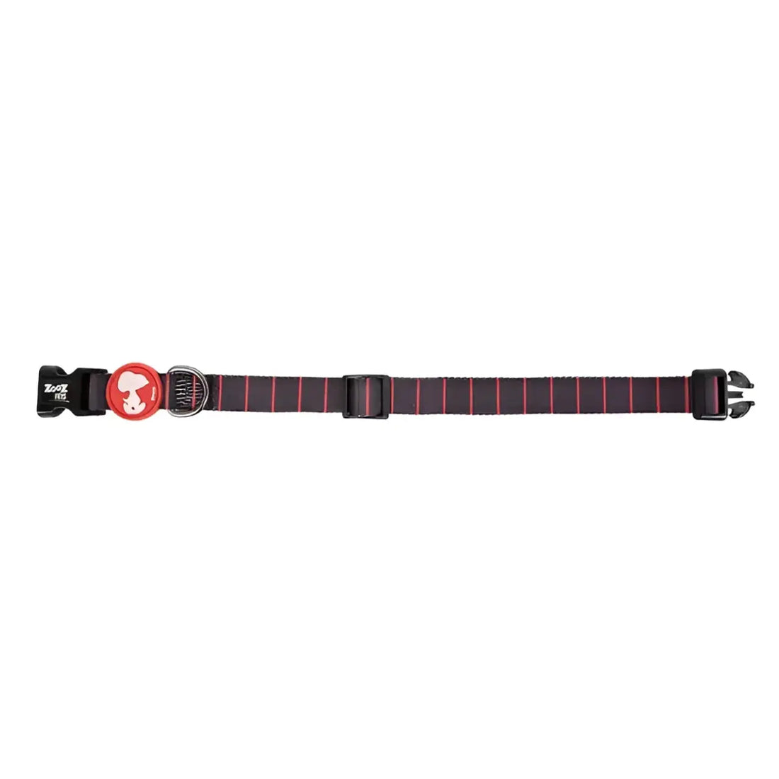 Collare Charlie Brown Nero/Rosso