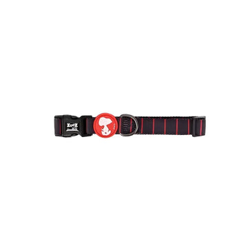 Collare Charlie Brown Nero/Rosso