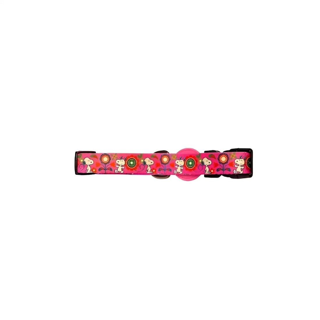 Collare Charlie Brown Pink Flower