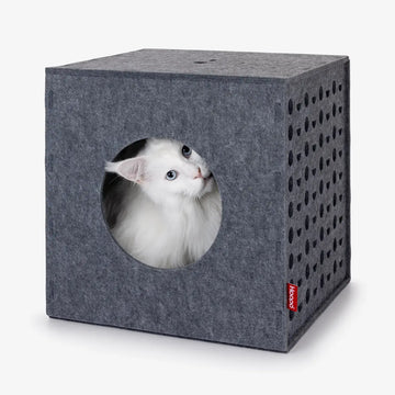 Hoopo Cube - gioco in feltro per gatti