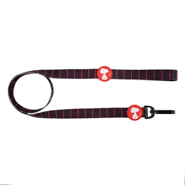Guinzagli Charlie Brown Nero/Rosso