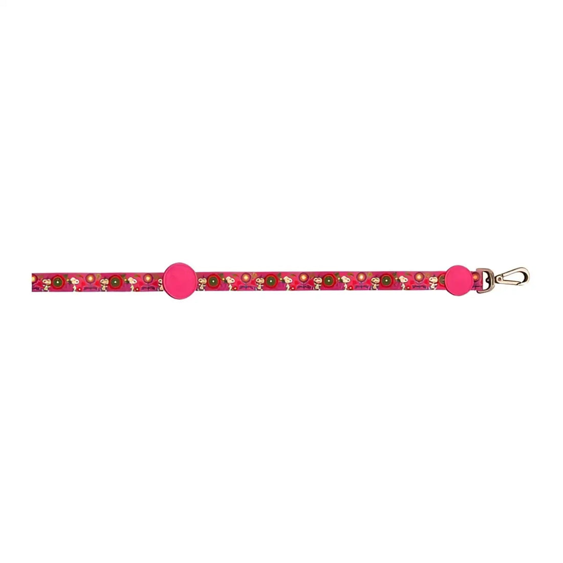 Guinzagli Charlie Brown Pink Flower