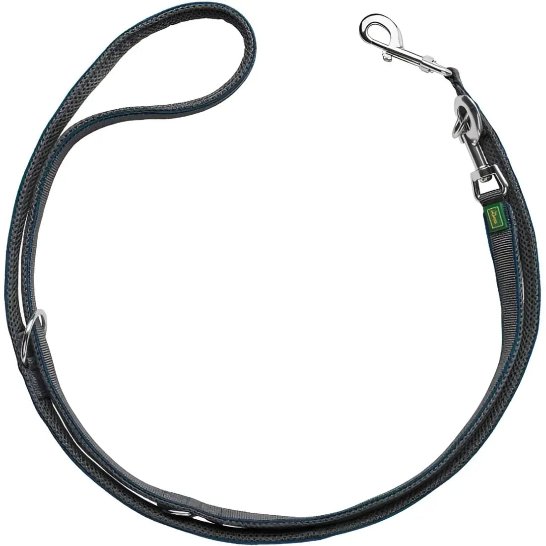 Guinzaglio Hunter Divo Regolabile Blu e Grigio