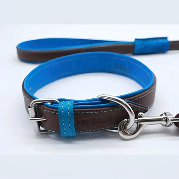 Jet Line set in Pelle Testa di moro & Azzurro