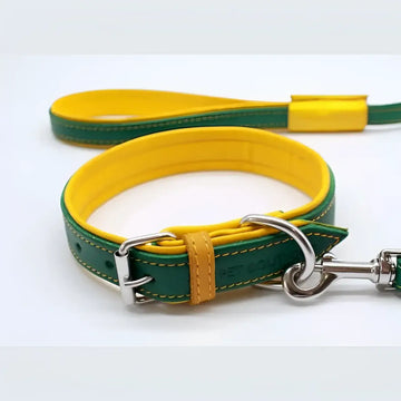 Jet Line set in Pelle Verde Oliva & Senape
