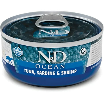 N&D CAT OCEAN Tonno, Sardine, Gamberetti