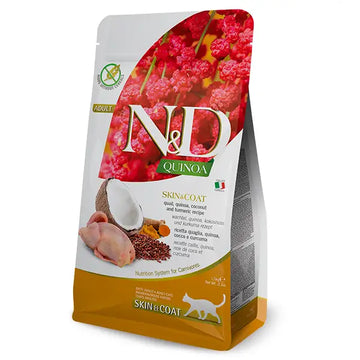 Farmina Cat N&D Quinoa Skin & Coat Quaglia