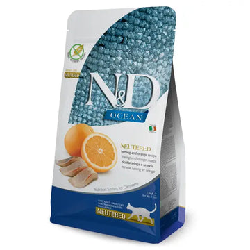Farmina Cat N&D Ocean Aringa e Arancia Neutered