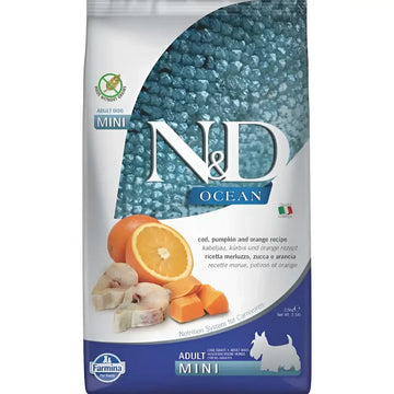 Farmina Dog N&D Ocean Merluzzo Zucca e Arancia Mini