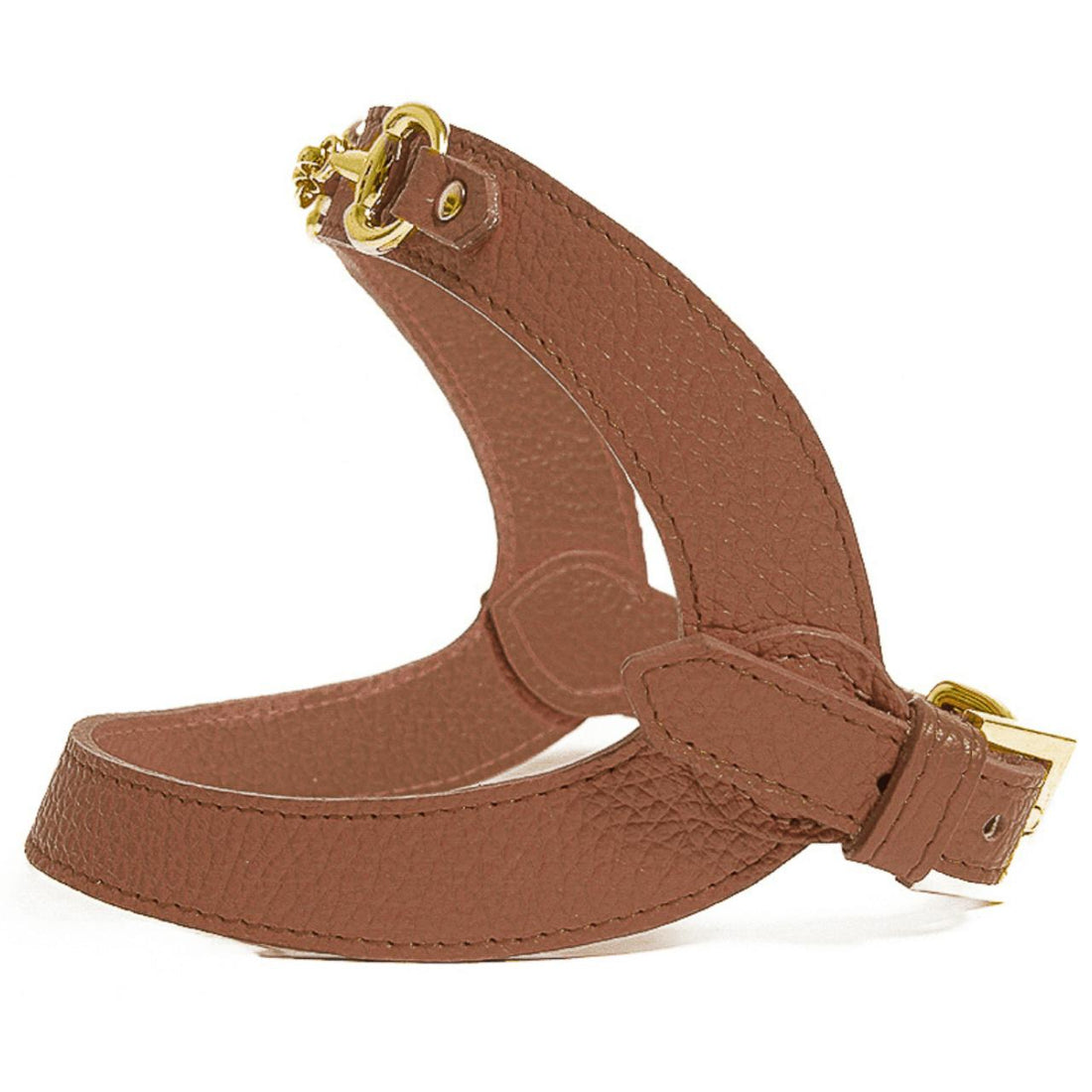Pupet Couture - pettorina in pelle con morsetto