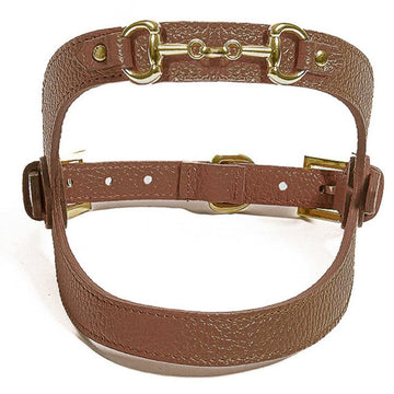 Pupet Couture - pettorina in pelle con morsetto