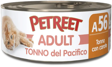 Petreet A56 Tonno del Pacifico e carote 70 gr