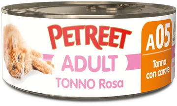 Petreet A05 Tonno rosa e carote 70 gr