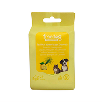 Free Dog - Salviette detergenti Citronella - 25 pz