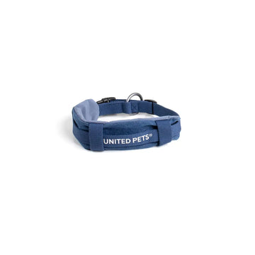 United Pets Citylife - Collare eco con sottocollo imbottito in jeans